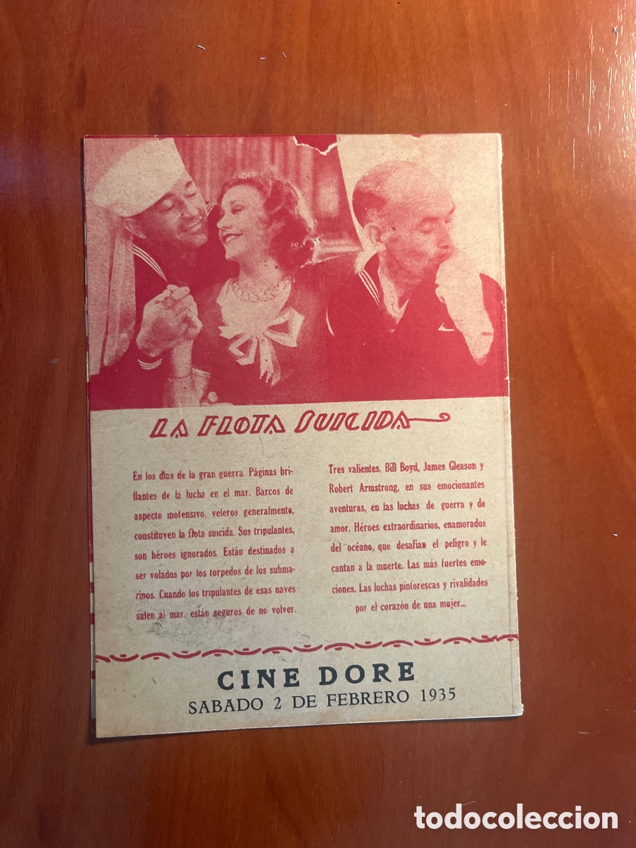Cine: PROGRAMA LA FLOTA SUICIDA, BILL BOYD, (RKO PATHE) - Foto 2