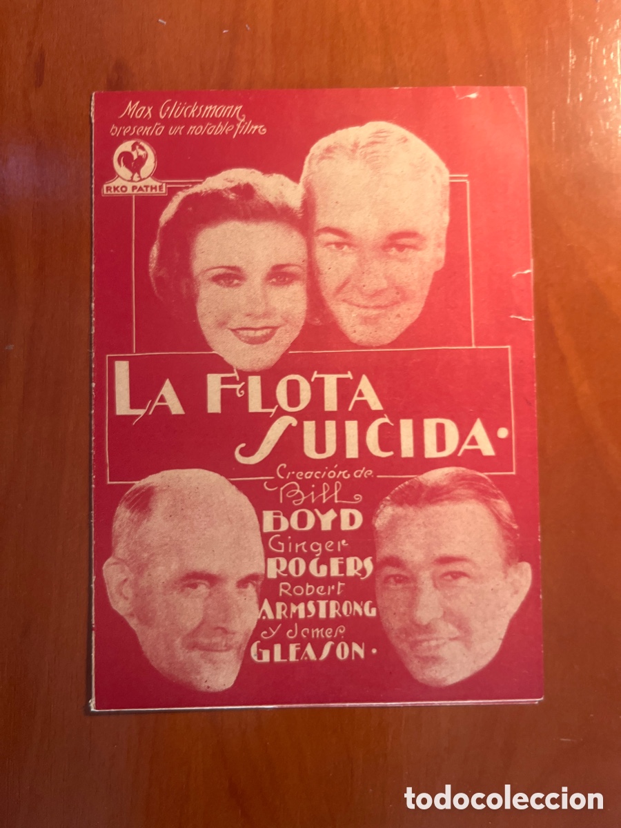 Cine: PROGRAMA LA FLOTA SUICIDA, BILL BOYD, (RKO PATHE) - Foto 1