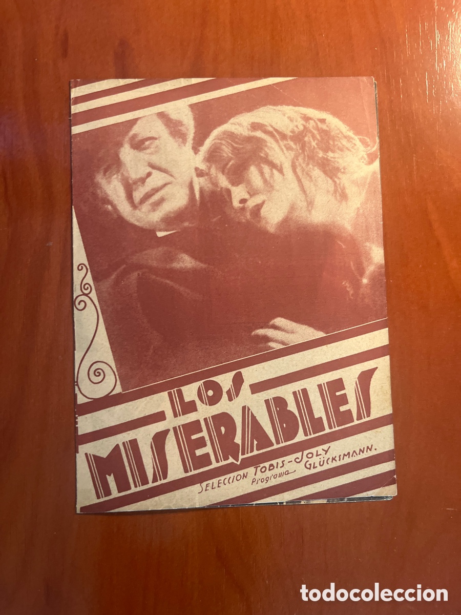 Cine: PROGRAMA LOS MISERABLES, V&Iacute;CTOR HUGO, (SELECCIONES TOBIS-JOLY), RAR&Iacute;SIMO!!! - Foto 1