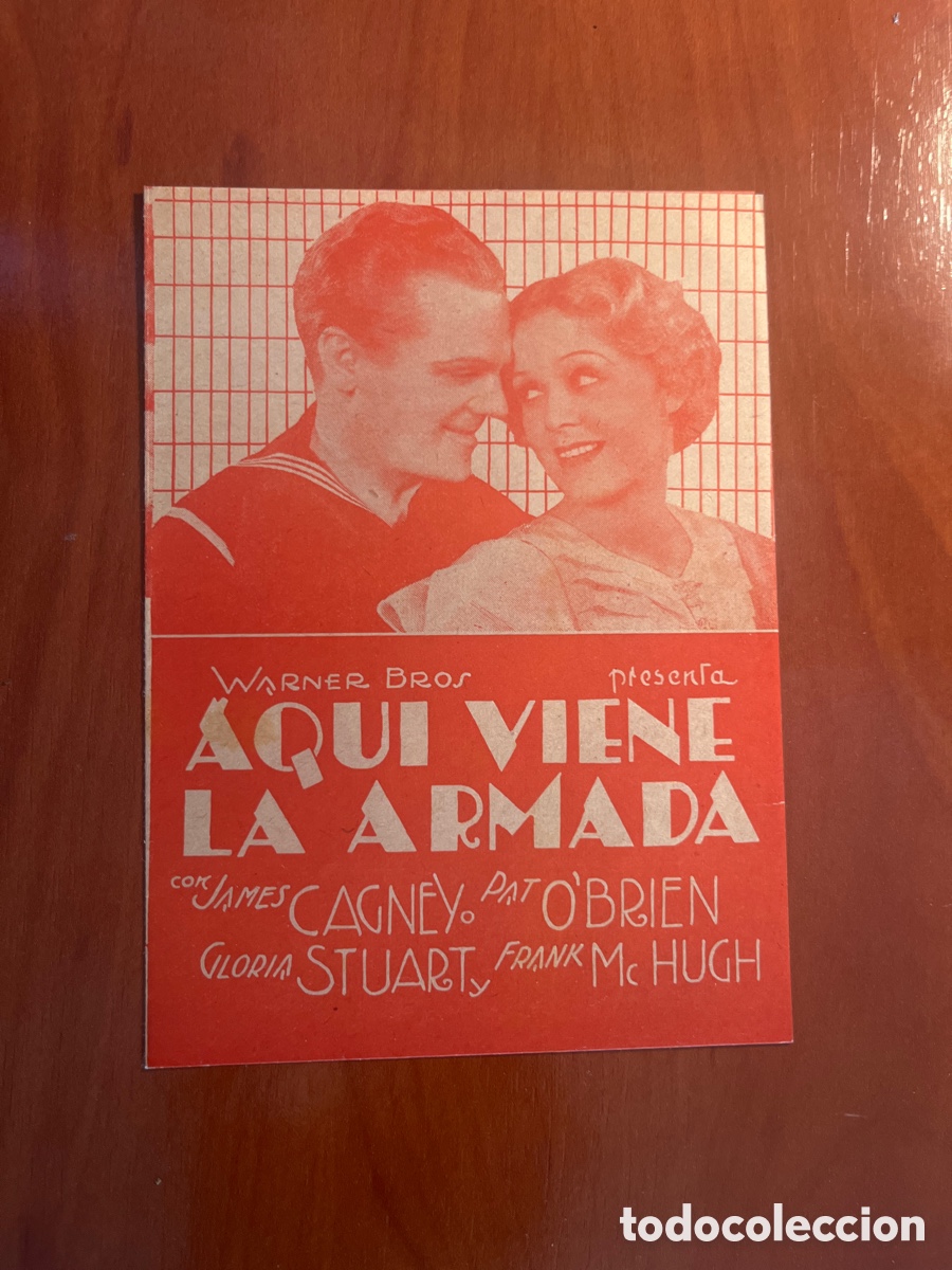 Cine: PROGRAMA AQU&Iacute; VIENE LA ARMADA, JAMES CAGNEY, (WARNER BROS) - Foto 1