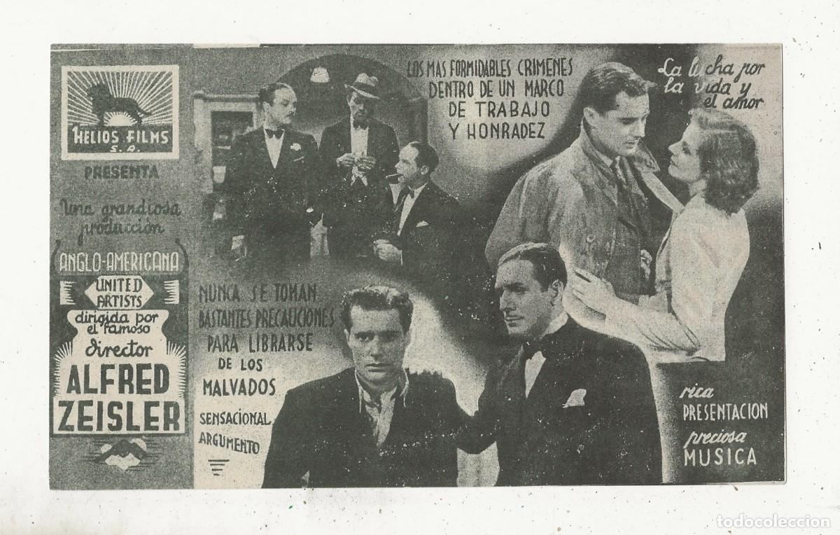 Cine: CRIMENES EN LONDRES - PROGRAMA DE CINE DOBLE - Foto 3