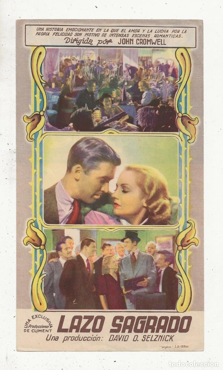 Cine: LAZO SAGRADO - PROGRAMA DE CINE DOBLE - Foto 2
