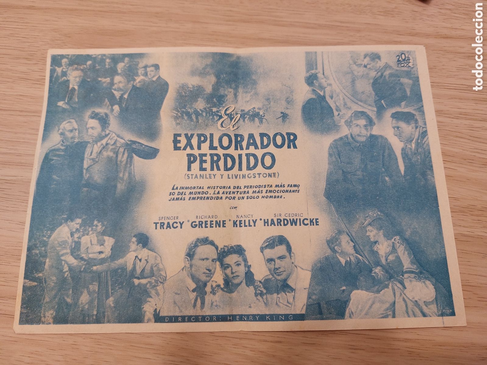 Cine: Programa doble El Explorador perdido, Spencer Tracy. Sin publicidad . - Foto 2