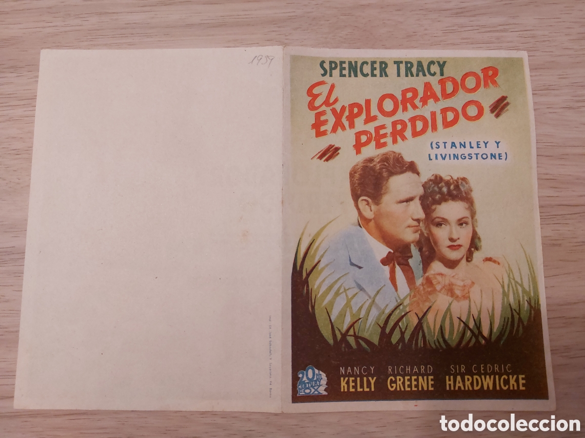 Cine: Programa doble El Explorador perdido, Spencer Tracy. Sin publicidad . - Foto 1