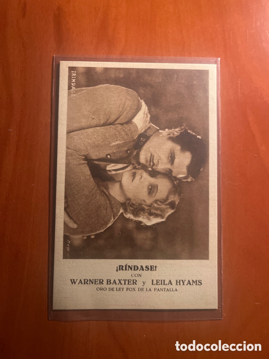 Cine: PROGRAMA R&Iacute;NDANSE, WARNER BAXTER, (ORO DE LEY FOX DE LA PANTALLA) - Foto 1