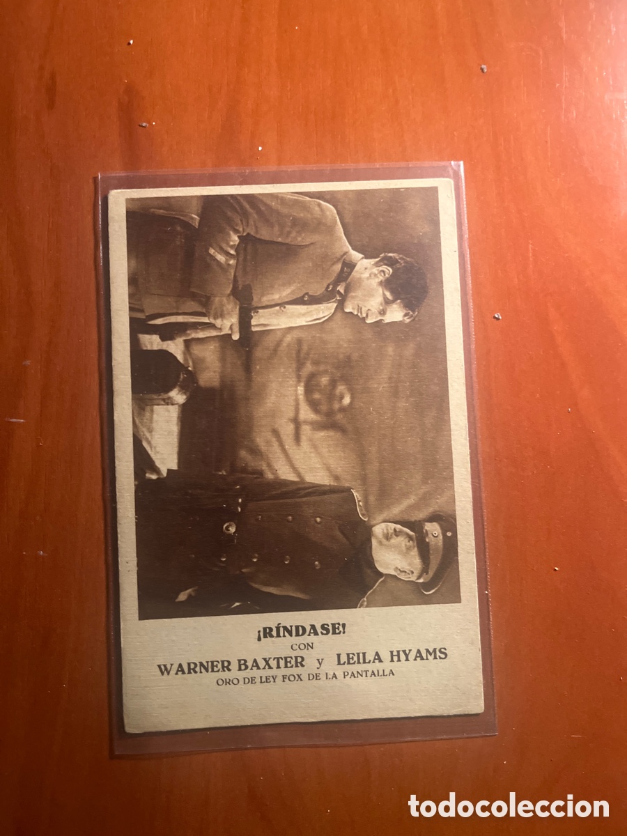 Cine: PROGRAMA R&Iacute;NDANSE, WARNER BAXTER, (ORO DE LEY FOX DE LA PANTALLA) - Foto 1