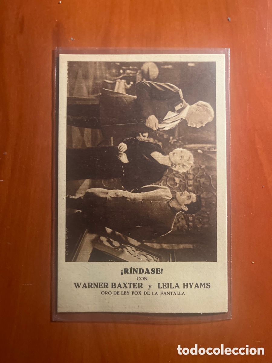 Cine: PROGRAMA R&Iacute;NDANSE, WARNER BAXTER, (ORO DE LEY FOX DE LA PANTALLA) - Foto 1