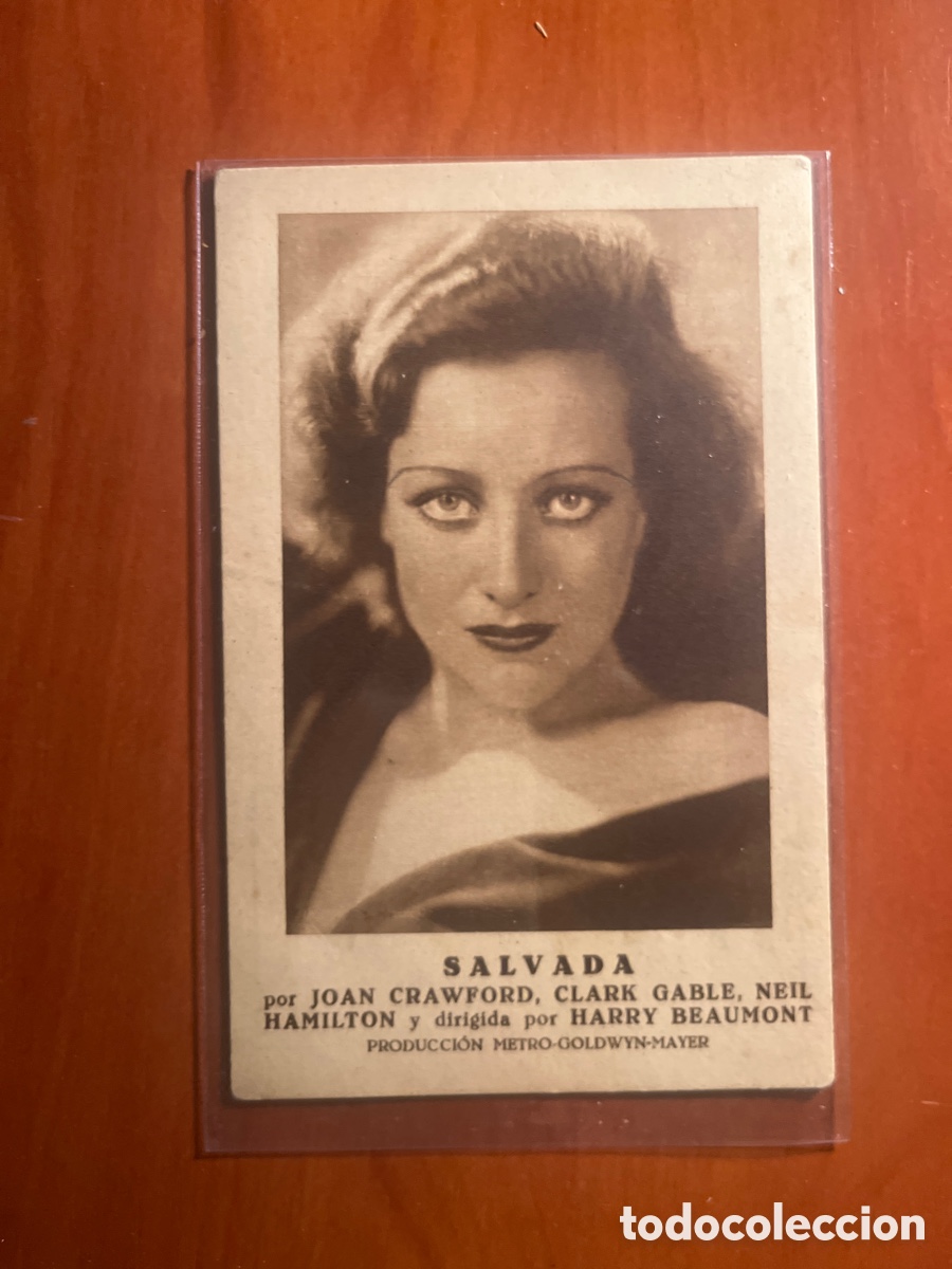 Cine: PROGRAMA SALVADA, JOAN CRAWFORD, (METRO GOLDWYN MAYER) - Foto 1