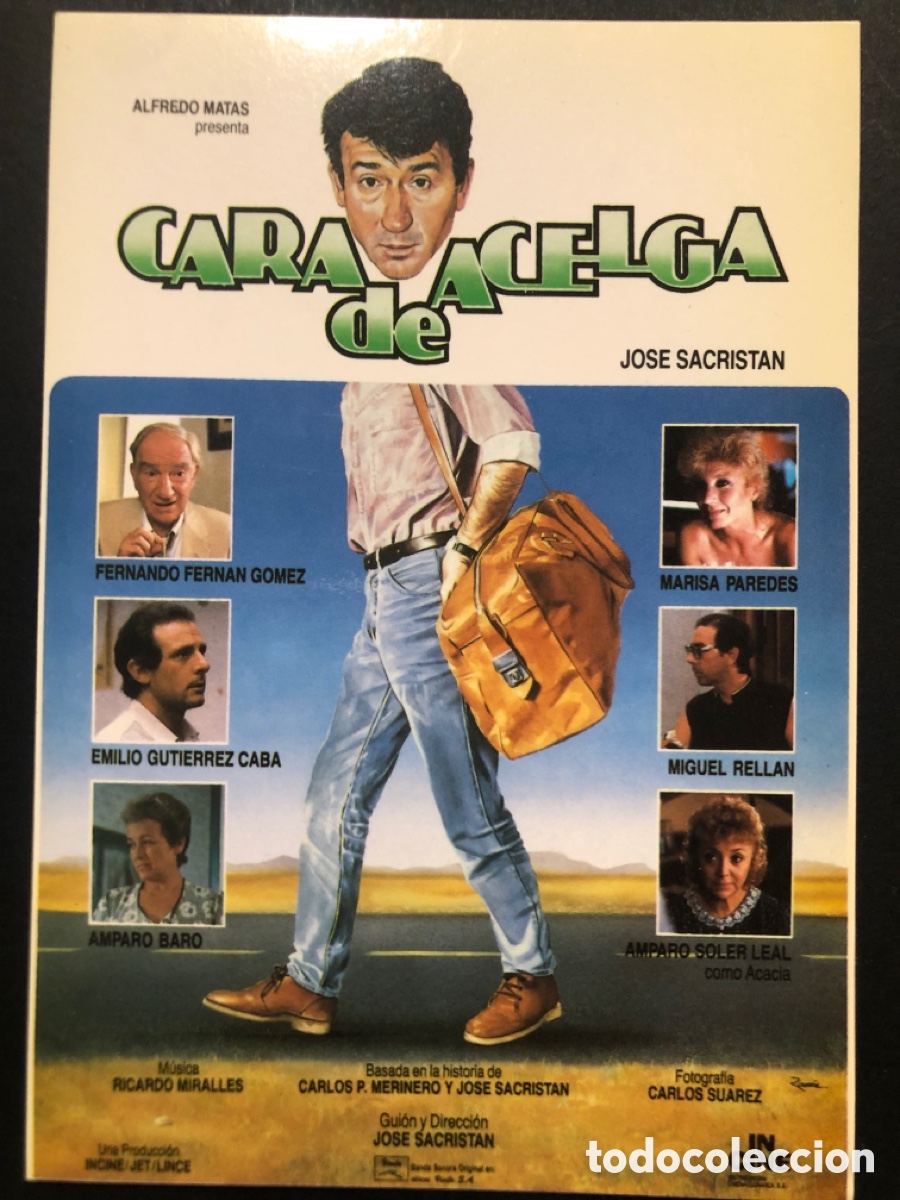 Programa tarjeta cara de acelga jose sacristan
