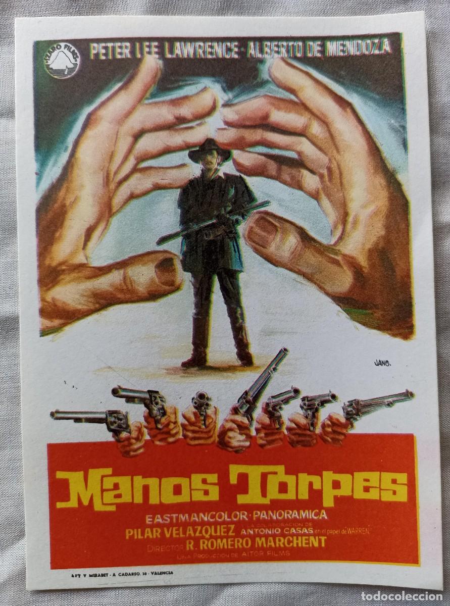 Cine: Manos Torpes, folleto cine - Foto 1