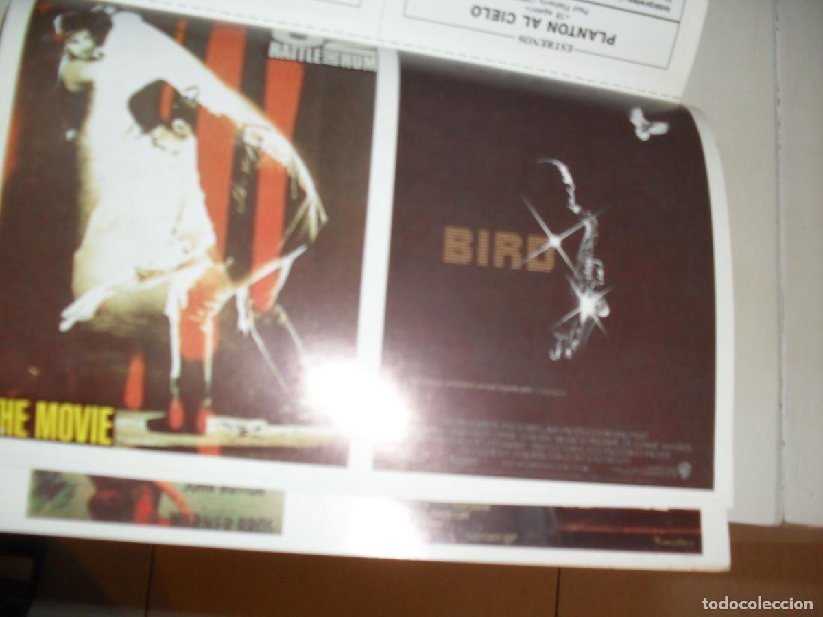 Kino: PROGRAMA DE MANO(DOBLE):U 2 THE MOVIE/BIRD.1989
