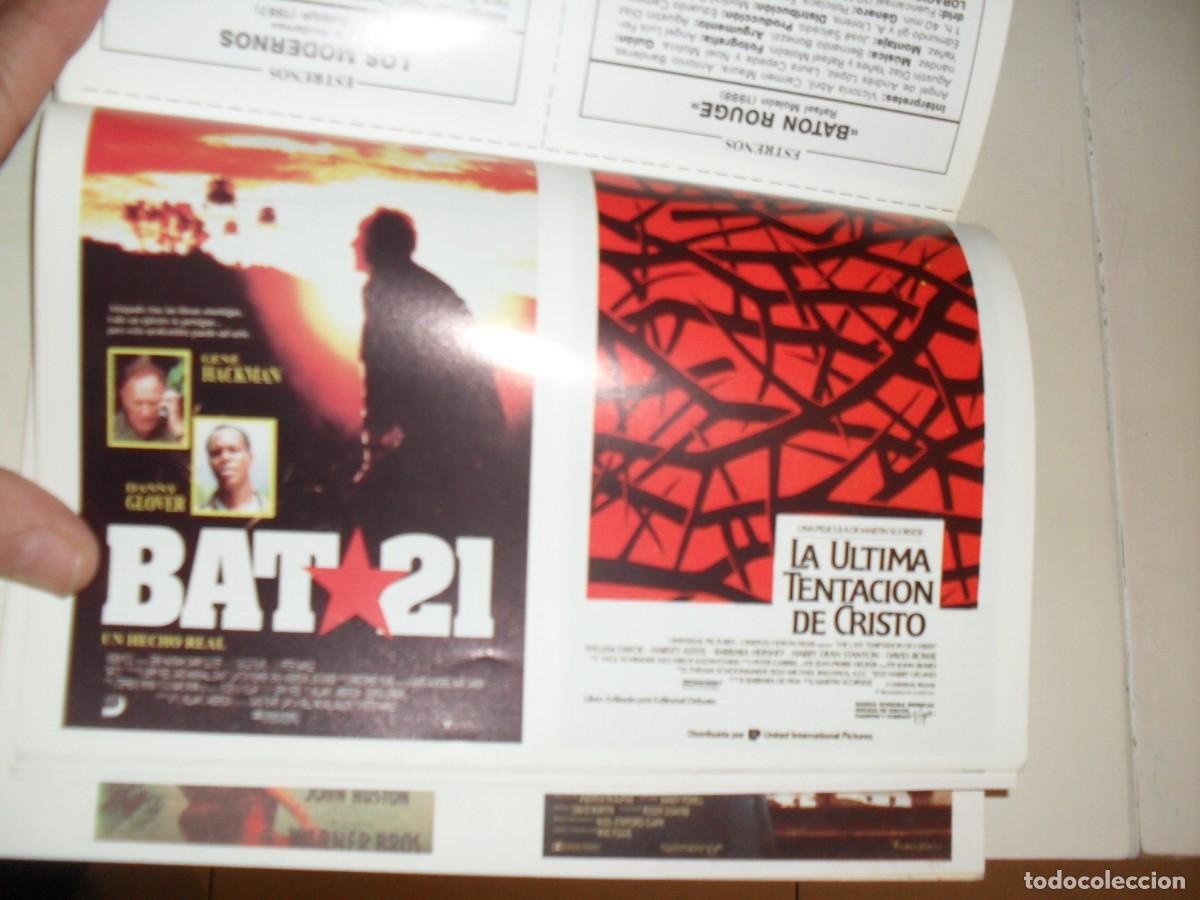 Kino: PROGRAMA DE MANO(DOBLE):BAT 21/LA ULTIMA TENTACION DE CRISTO.1989