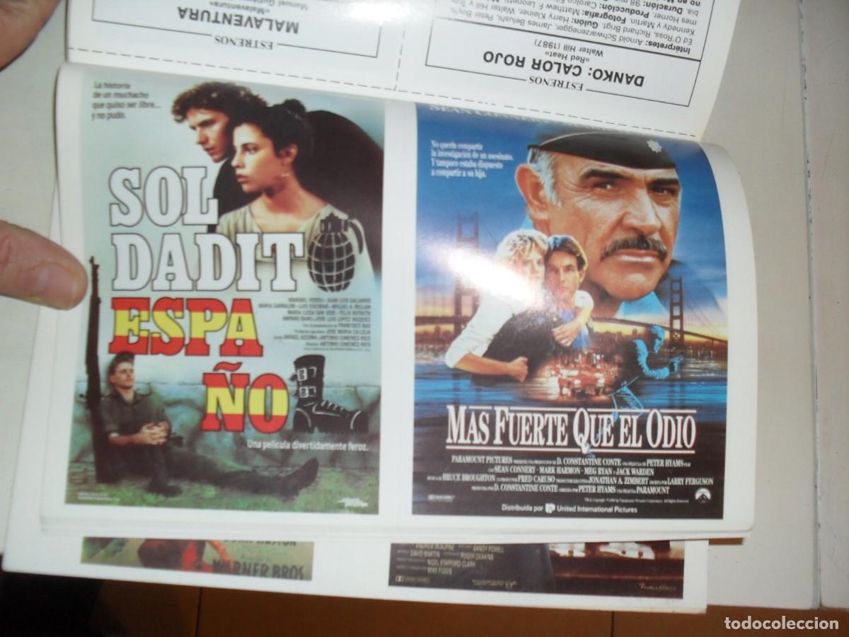 Kino: PROGRAMA DE MANO(DOBLE):SOLDADITO ESPA&Ntilde;OL/MAS FUERTE QUE EL ODIO.1989