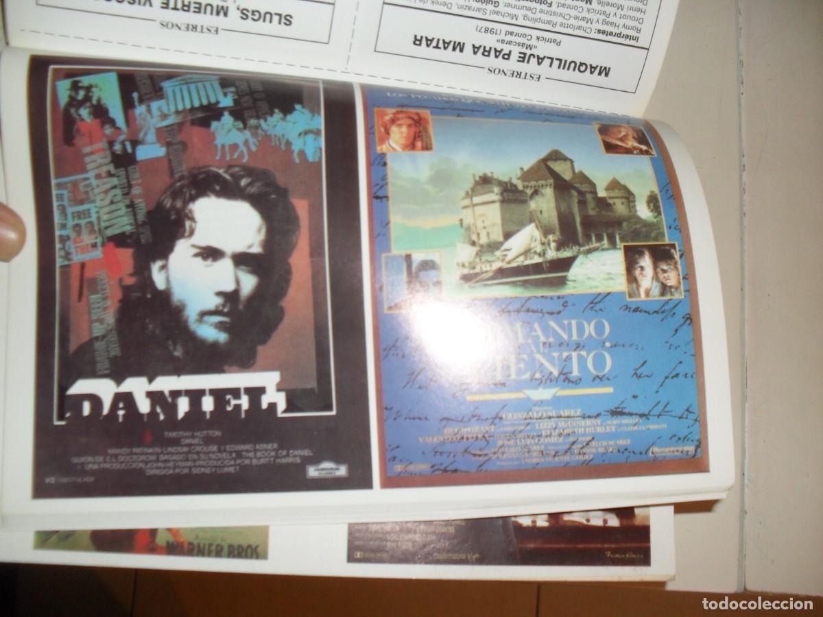 Cine: PROGRAMA DE MANO(DOBLE):DANIEL/REMANDO AL VIENTO.1989 - Foto 1