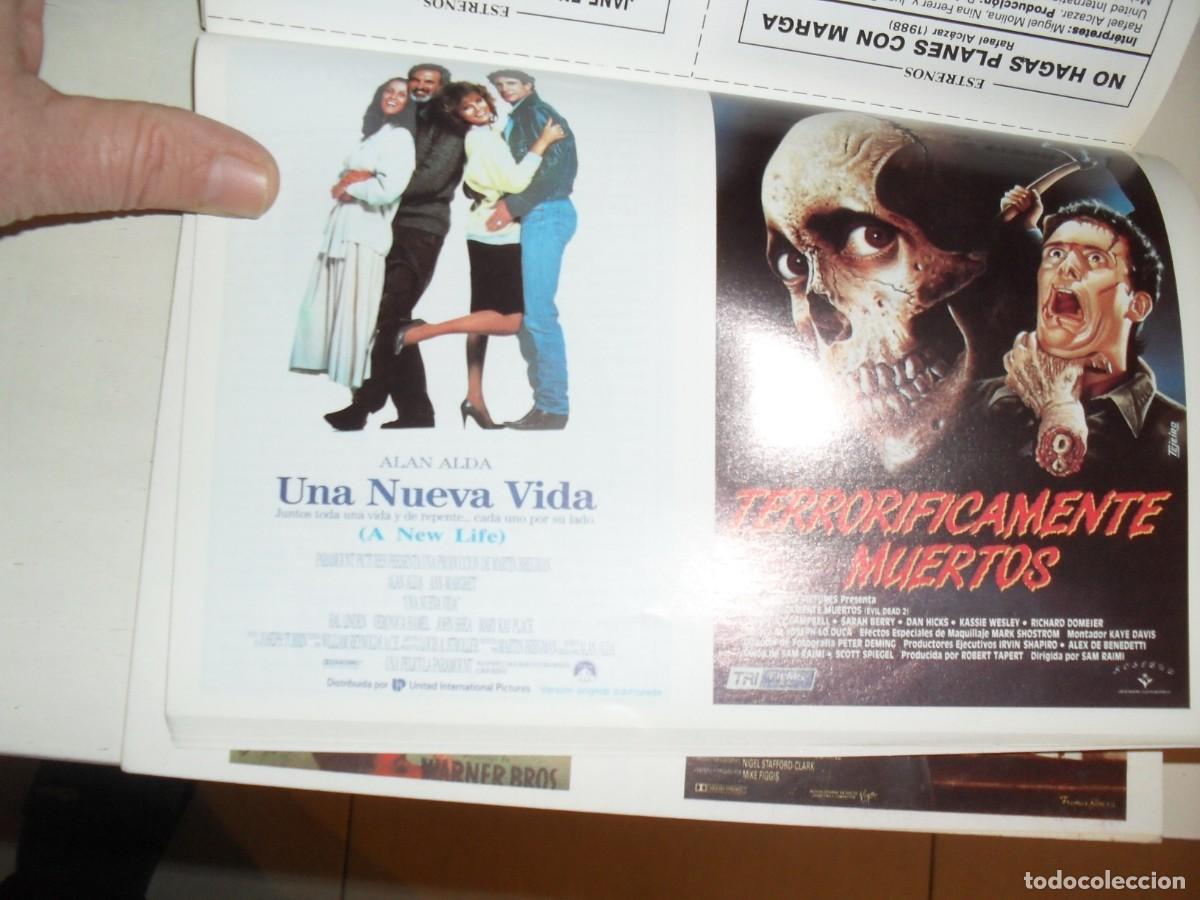 Cine: PROGRAMA DE MANO(DOBLE):UNA NUEVA VIDA/TERRORIFICAMENTE MUERTOS.1989 - Foto 1