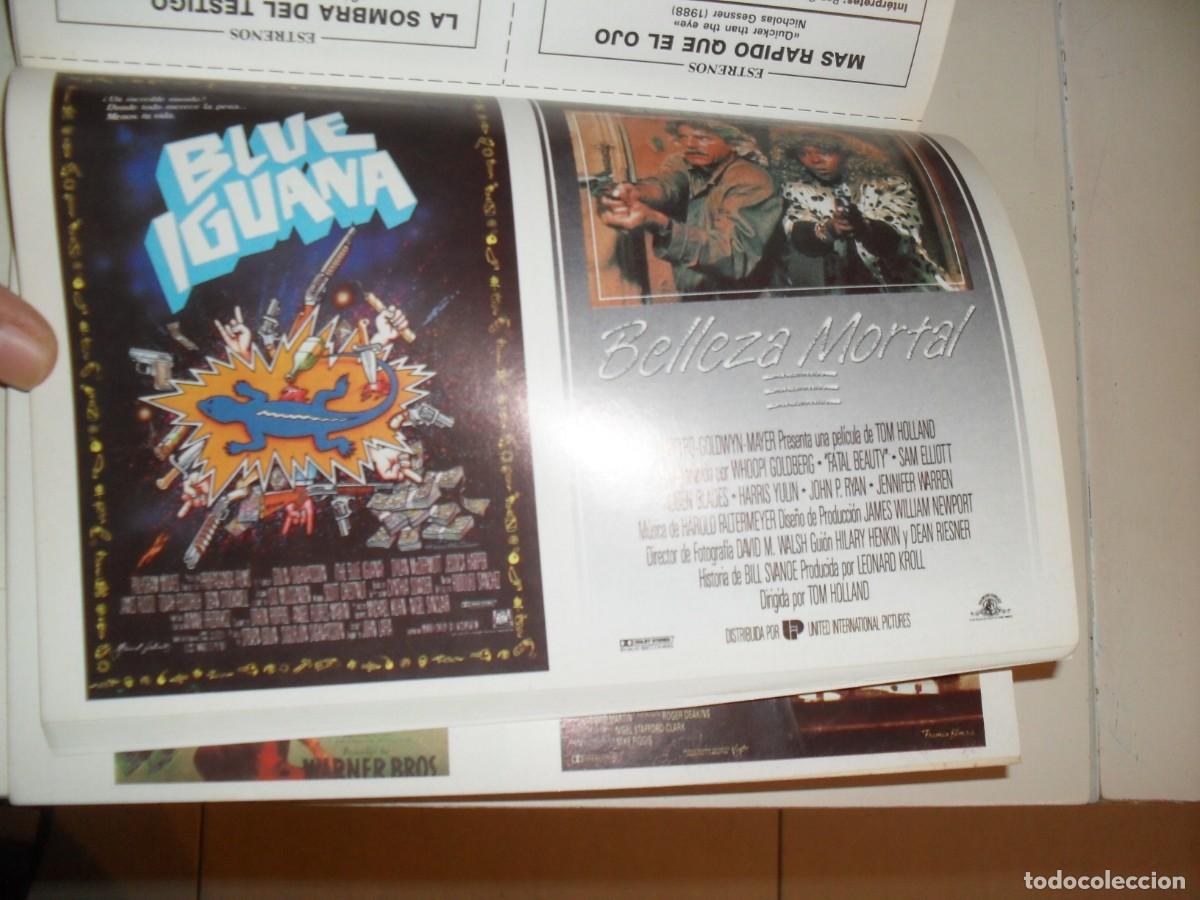 Cine: PROGRAMA DE MANO(DOBLE):BLUE IGUANA/BELLEZA MORTAL.1989 - Foto 1