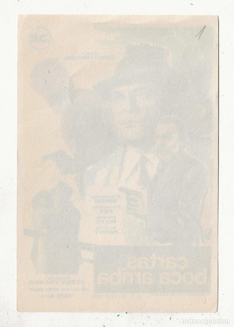 Cine: CARTAS BOCA ARRIBA - PROGRAMA FOLLETO DE CINE - Foto 2