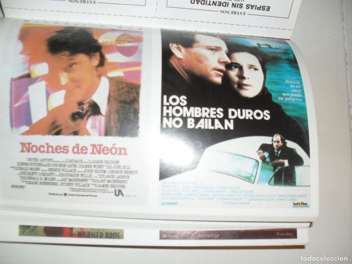 Kino: PROGRAMA DE MANO(DOBLE):NOCHES DE NEON/LOS HOMBRES DUROS NO BAILAN.1989