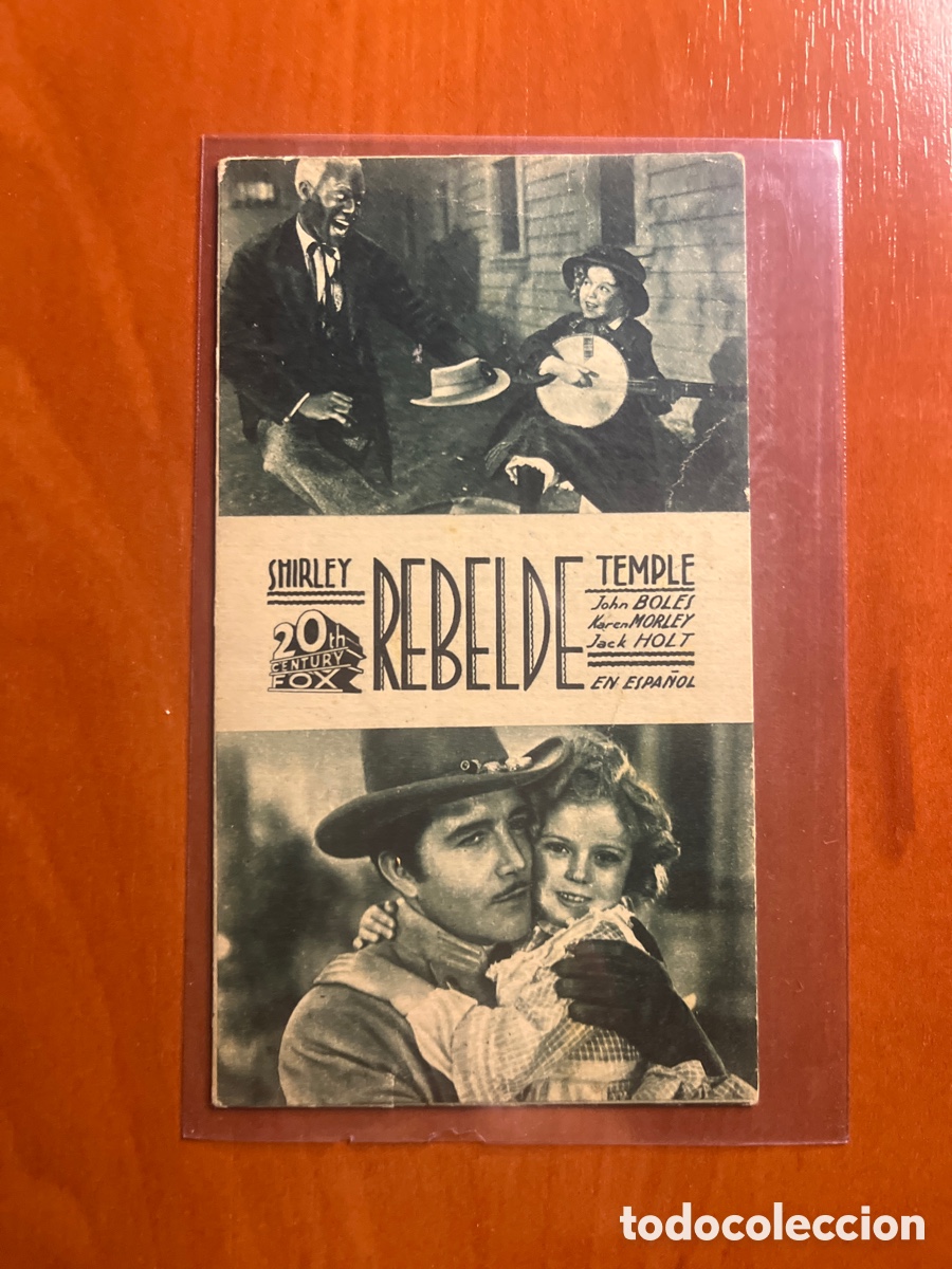 Cine: PROGRAMA REBELDE, SHIRLEY TEMPLE, (20th CENTURY FOX) - Foto 1