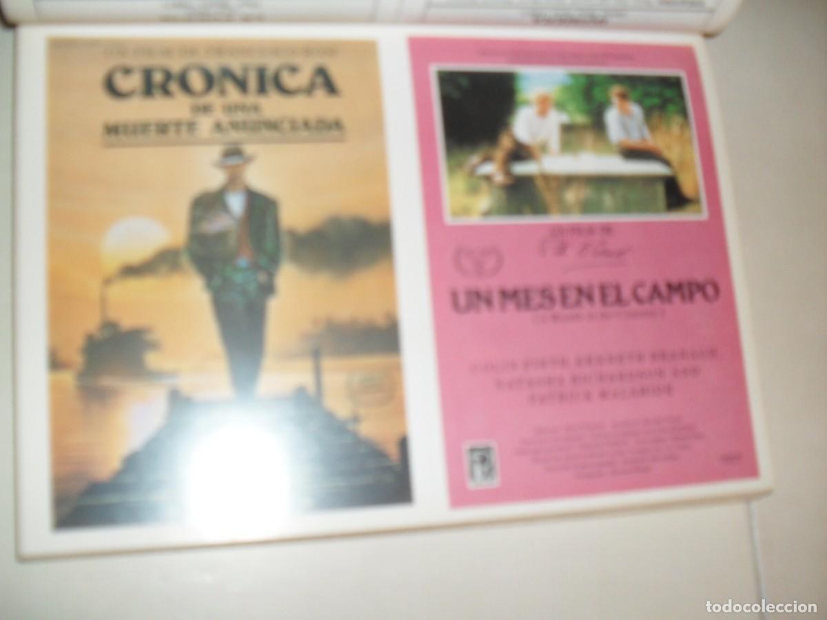 Kino: PROGRAMA DE MANO(DOBLE):CRONICA DE UNA MUERTE ANUNCIADA/UN MES EN EL CAMPO.1989