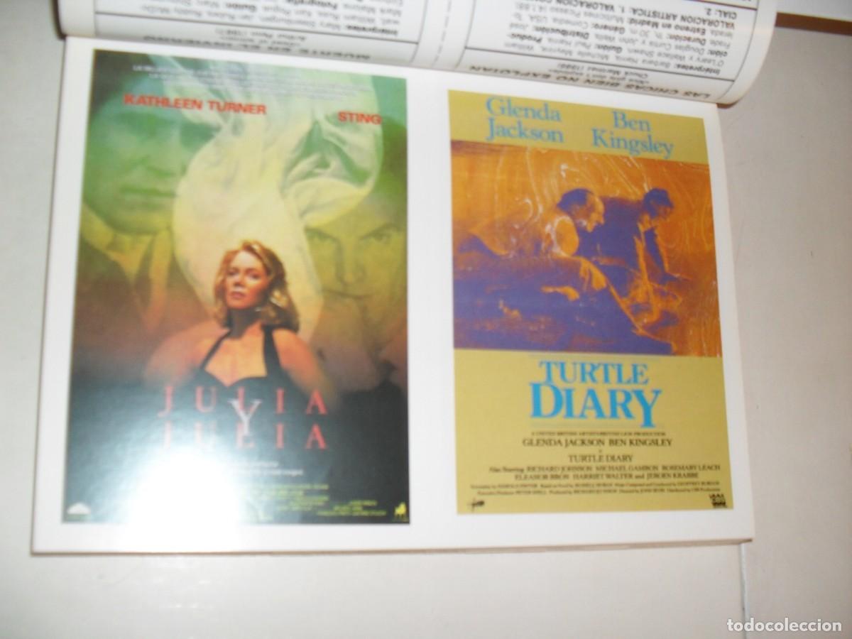 Cine: PROGRAMA DE MANO (DOBLE):JULIA/TURTLE DIARY.1989 - Foto 1