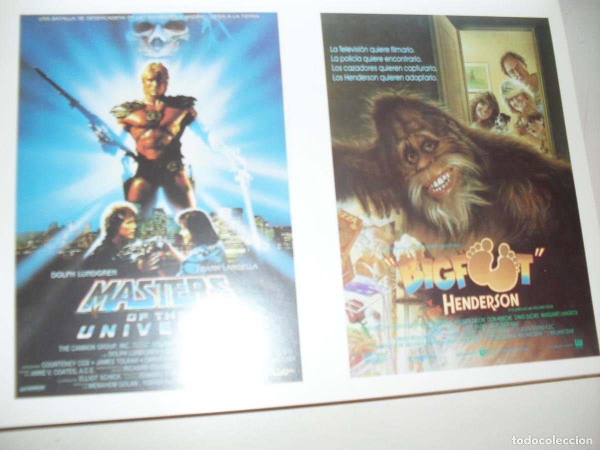  Flyers Publicitaires de films Anciens: PROGRAMA DE MANO (DOBLE):MASTERS OF THE UNIVERSE/BIG FOOT Y LOS HENDERSON.1989