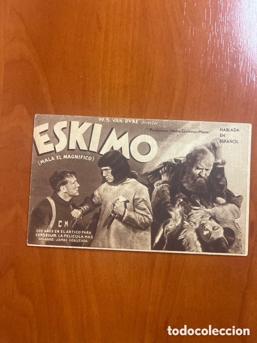 Cine: PROGRAMA ESKIMO, W.S. VAN DYKE, (METRO GOLDWYN MAYER) - Foto 1