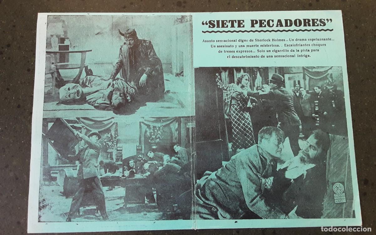 Cine: 7 Pecadores, Edmund Lowe, programa doble 1941 - Foto 2
