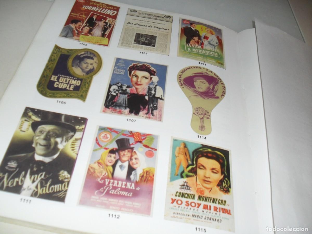  Flyers Publicitaires de films Anciens: LAMINA,EN PAPEL COUCHE,CON REPRODUCCION DE 13 DIFICILES PROGRAMAS DE MANO,LEASE.EDITAD 2003