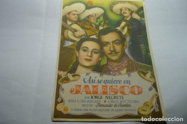 Cine: programa asi se quiere en jalisco jorge negrete - - Foto 1