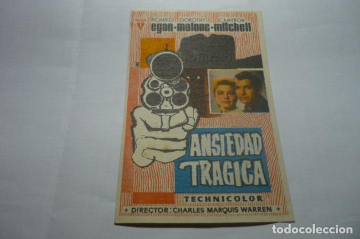 Cine: programa ansiedad tragica.-richard egan publicidad - Foto 1