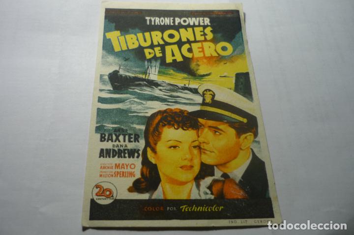 Cine: programa tiburones de acero.-tyrone power - Foto 1