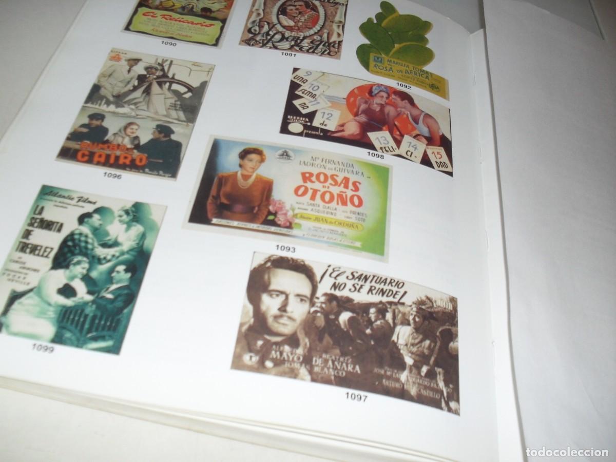  Flyers Publicitaires de films Anciens: LAMINA,EN PAPEL COUCHE,CON REPRODUCCION DE 11 DIFICILES PROGRAMAS DE MANO,LEASE.EDITAD 2003