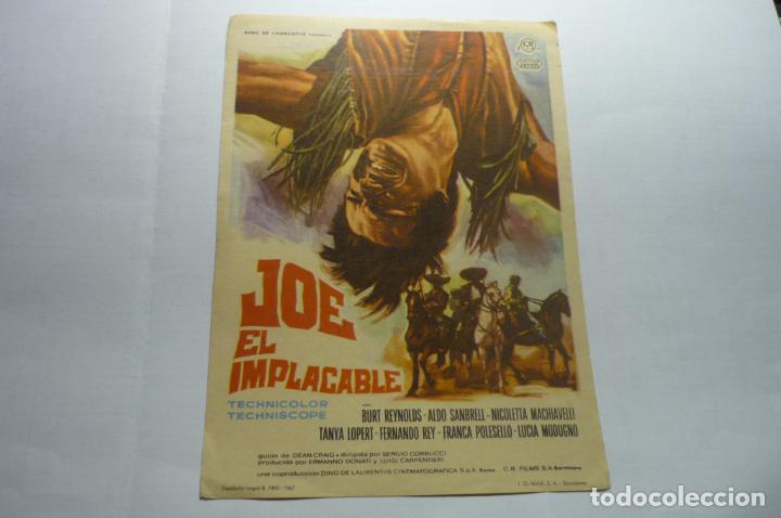 Cine: programa joe el implacable-burt reynolds - Foto 1