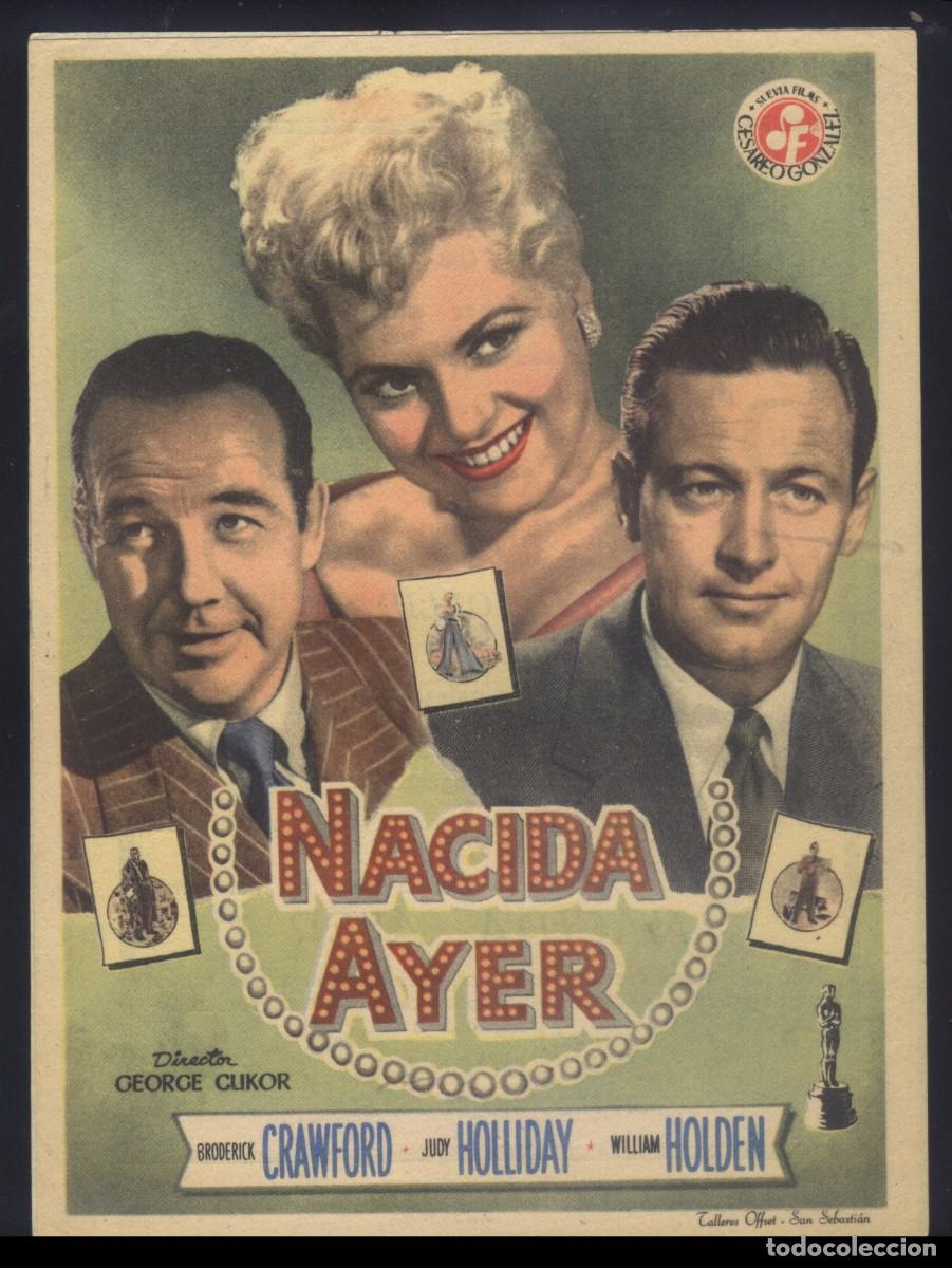 Kino: Q-02060- NACIDA AYER (Born Yesterday) (CINE VICTORIA) Judy Holliday - William Holden