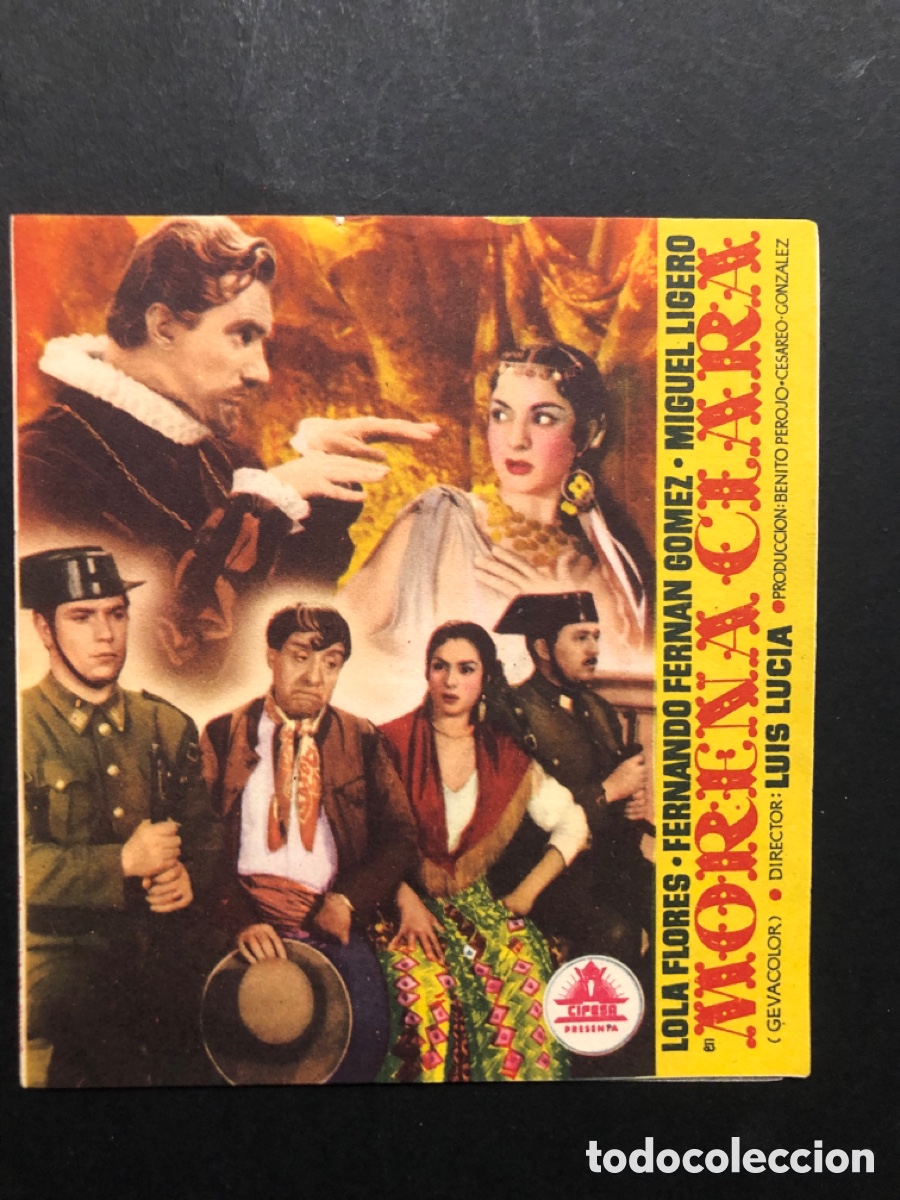 Cine: Programa cifesa morena clara Lola flores con publicidad cine saboya castellon A