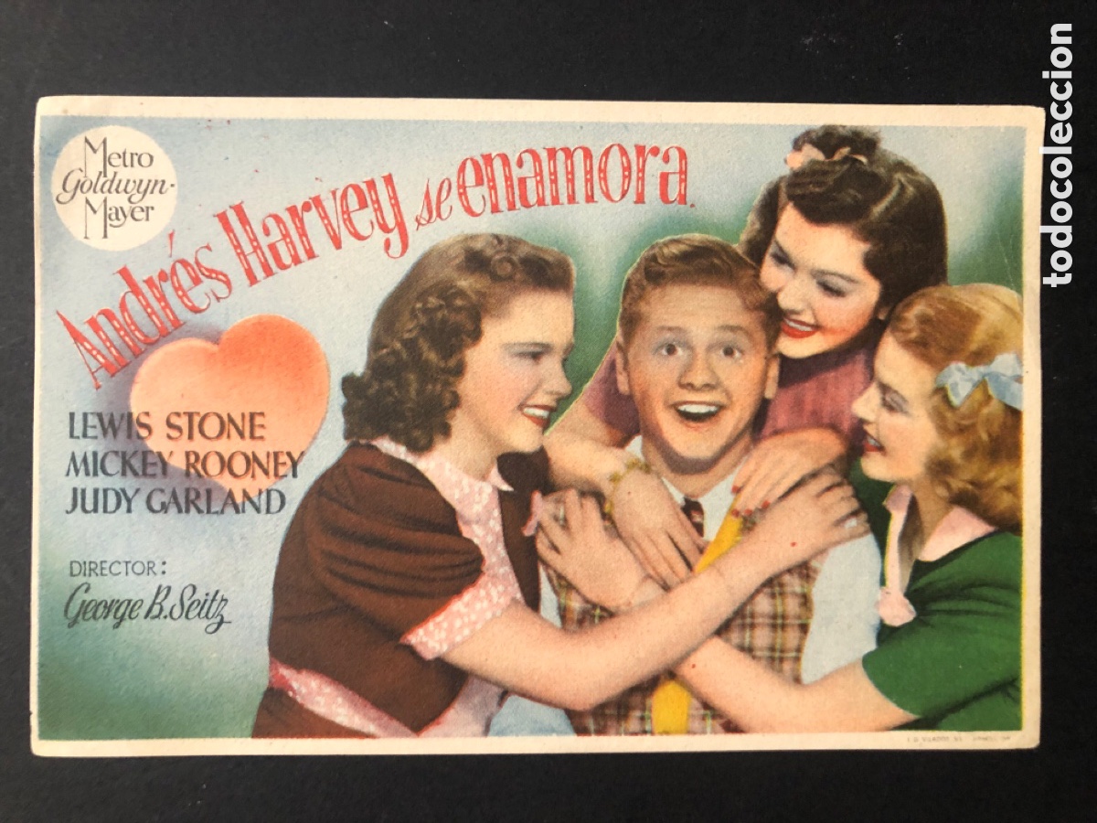 Cine: Programa MGM andres harvey se enamora judy Garland con publicidad cine jal&oacute;n A