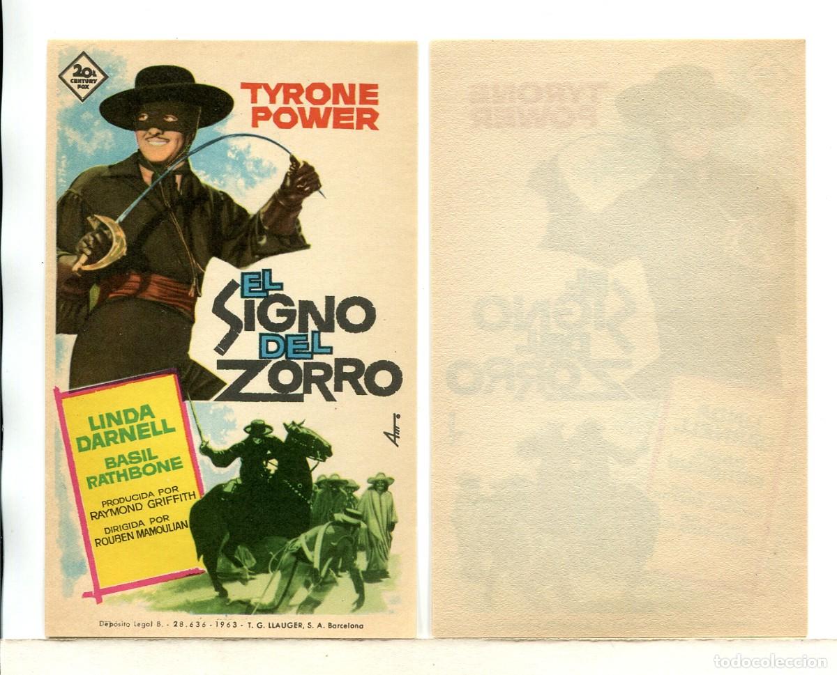 Cine: EL SIGNO DEL ZORRO, con Tyrone Power. - Foto 1