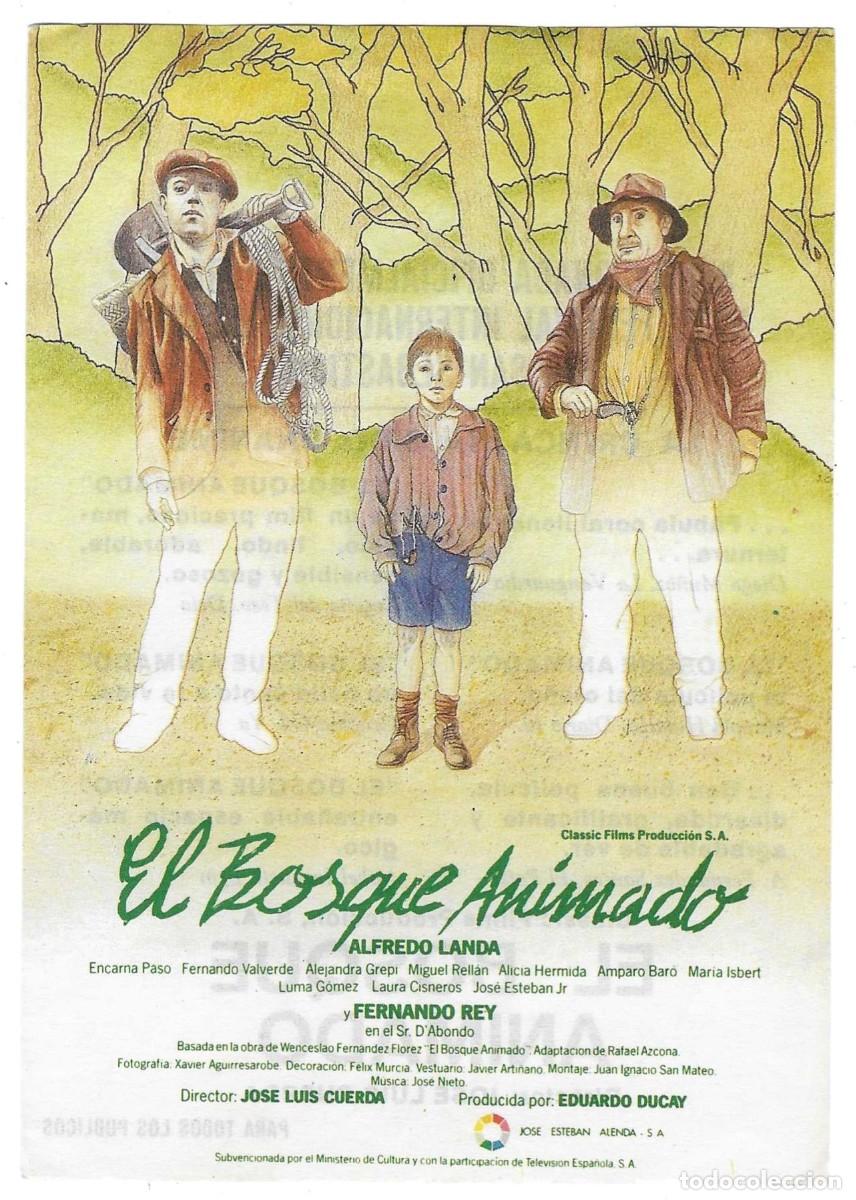 Cine: Programa Cine. El Bosque Animado. Alfredo Landa. 19-1825 - Foto 1
