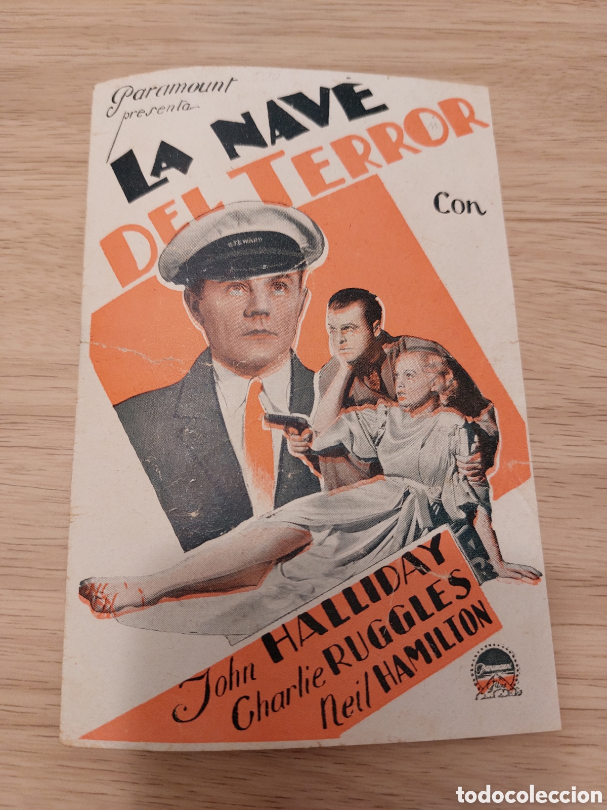 Cine: Precioso programa doble La Nave del Terror, John Halliday. Cine Born. - Foto 1