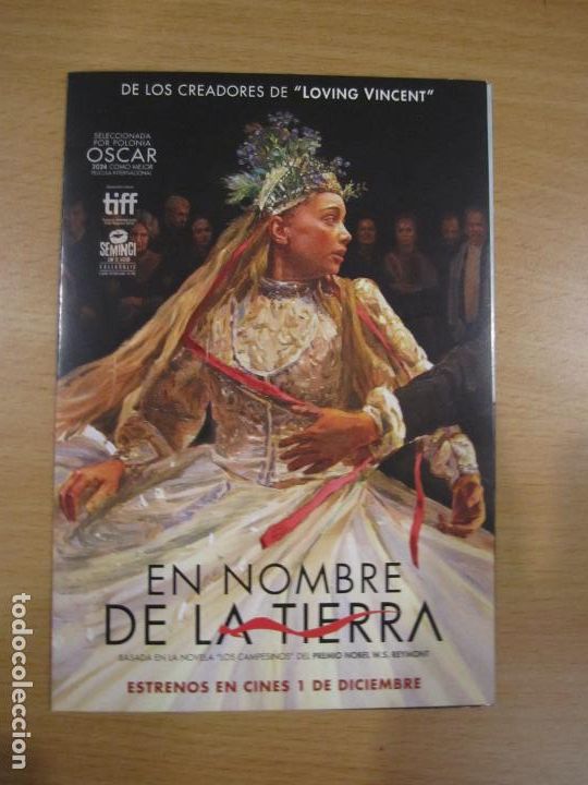 Foglietti di film di film antichi di cinema: en nombre de la tierra - folleto original cine - animacion