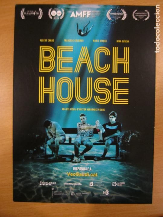 Foglietti di film di film antichi di cinema: beach house - folleto original cine invitacion