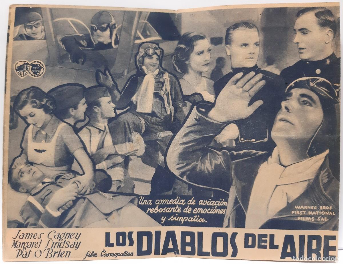 Cine: CENTRIC CINE - LOS DIABLOS DEL AIRE - PROGRAMA DE MANO, A&Ntilde;O 1936.. L6963 - Foto 2