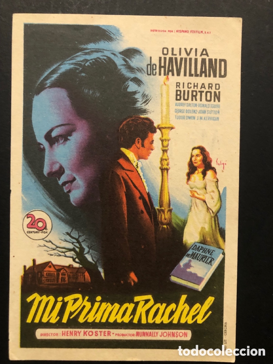 Cine: Programa mi prima rachel olivia de havilland soligo con publicidad central cinema