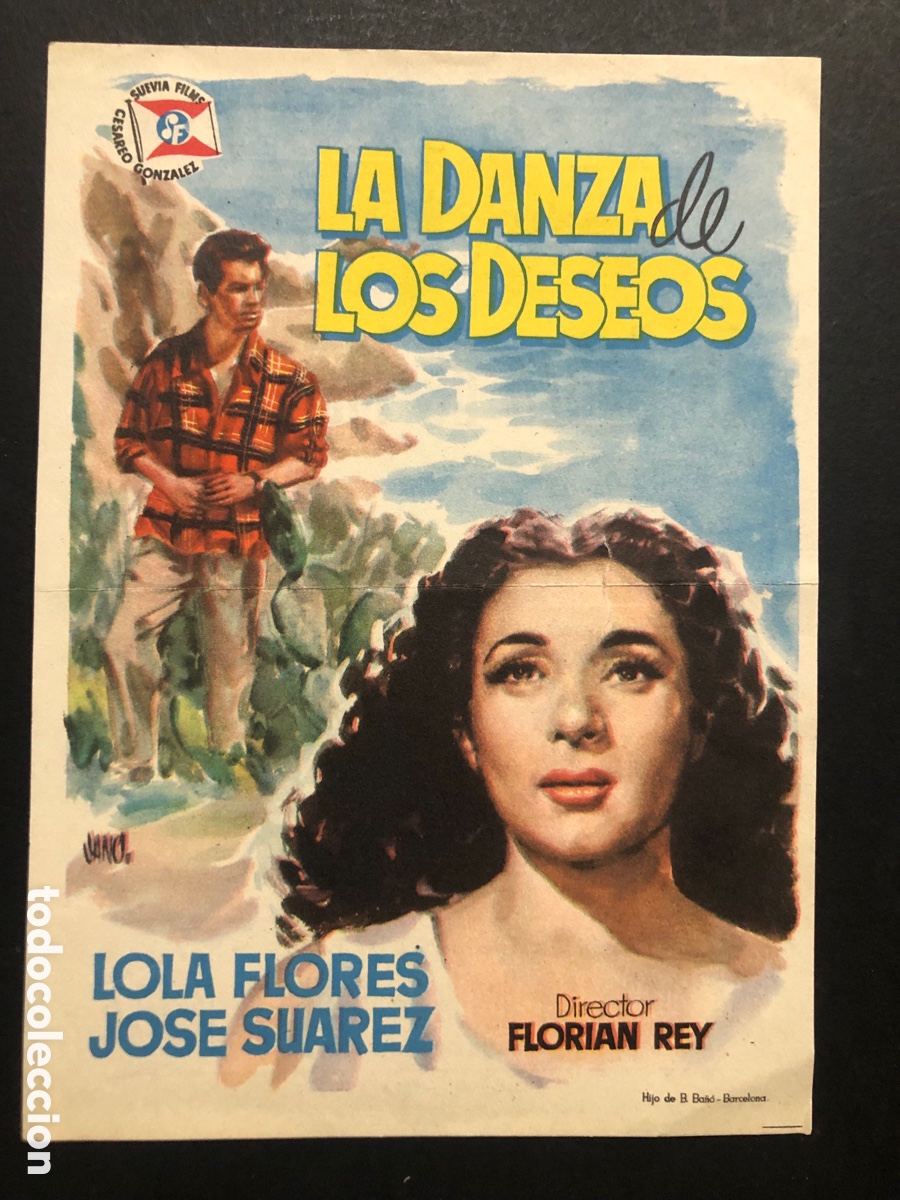 Cine: Programa la danza de los deseos Lola flores con publicidad teatro victoria Hellin