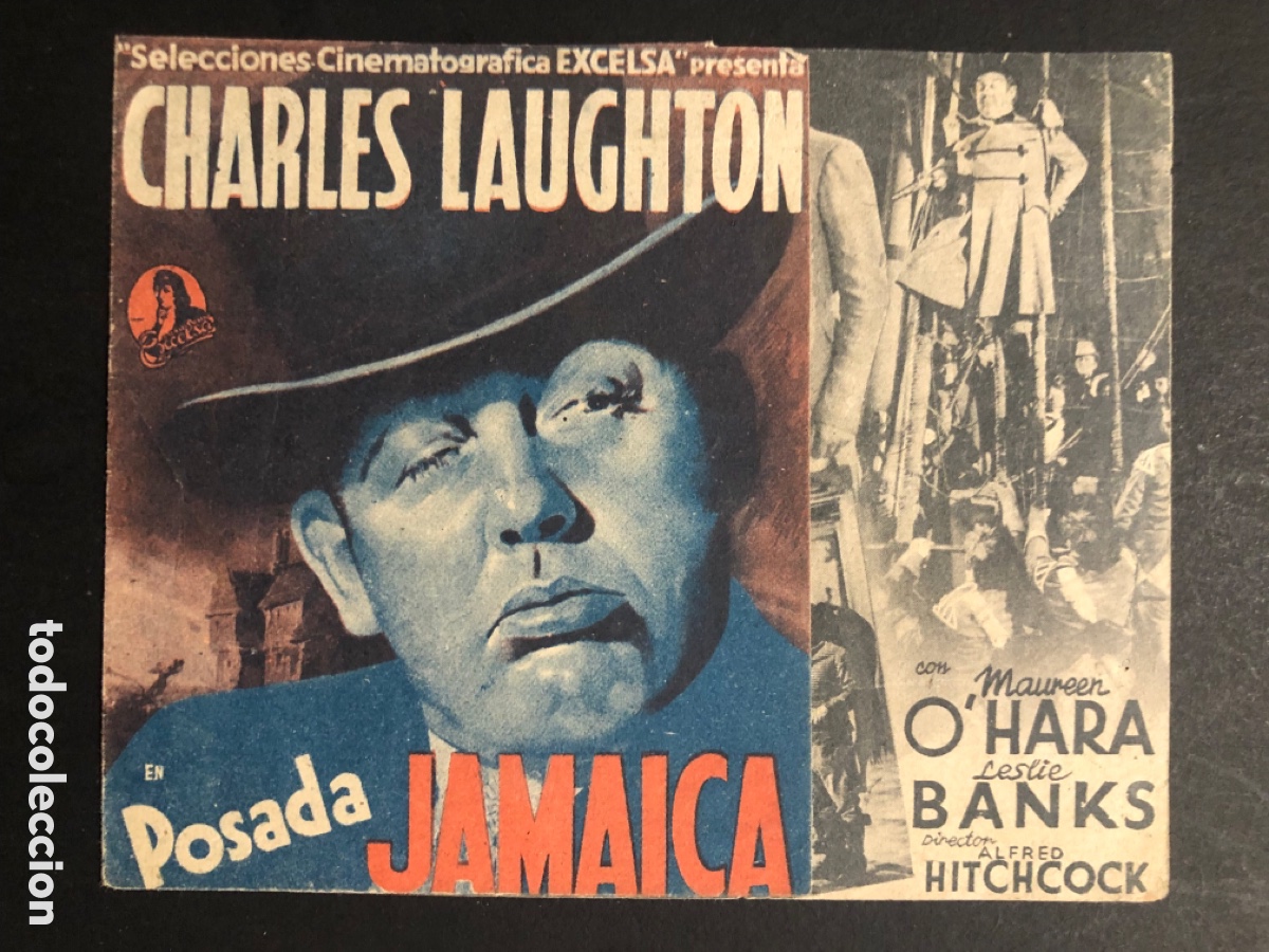 Cine: Programa la posada de Jamaica charles laughton alfred hitchcock con publicidad cine capitol A1