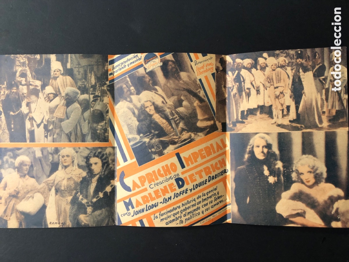 Cine: Programa uruguay capricho imperial marlene Dietrich A1 - Foto 2