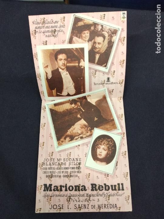 Cine: MARIONA REBULL - PROGRAMA DE CINE DOBLE CON PUBLICIDAD. - Foto 3
