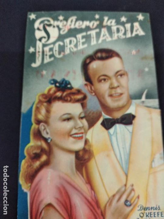 Cine: PREFIERO LA SECRETARIA - PROGRAMA DE CINE TROQUELADO CON PUBLICIDAD - Foto 1
