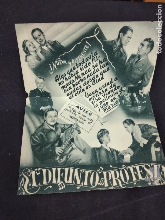Cine: EL DIFUNTO PROTESTA - PROGRAMA DE CINE DOBLE - Foto 2